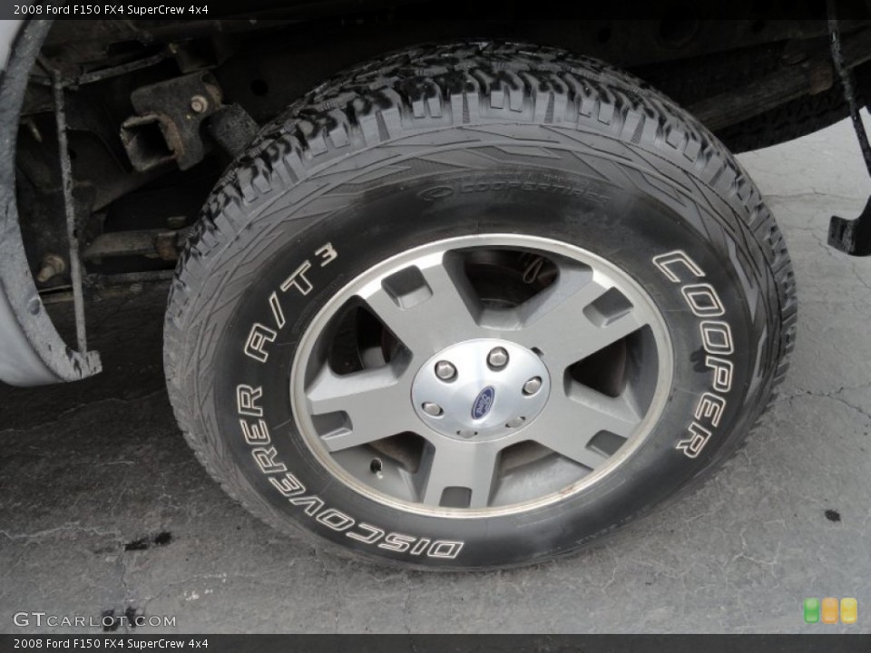 2008 Ford F150 FX4 SuperCrew 4x4 Wheel and Tire Photo #78552419
