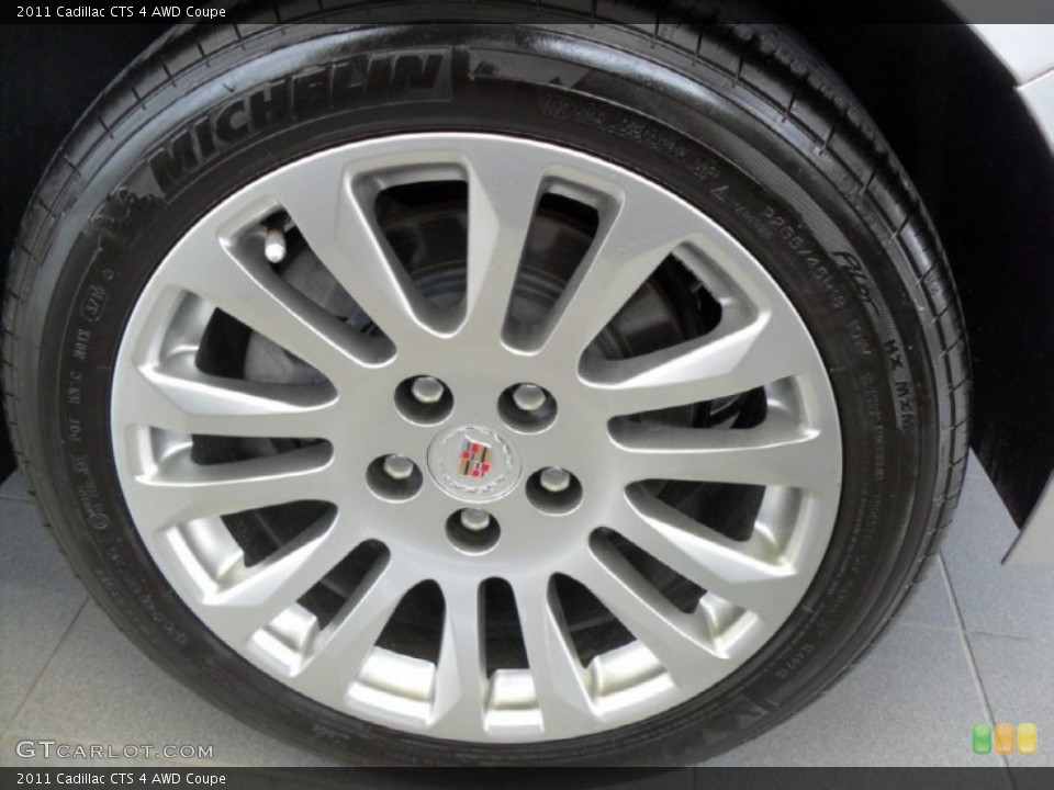 2011 Cadillac CTS 4 AWD Coupe Wheel and Tire Photo #78555521
