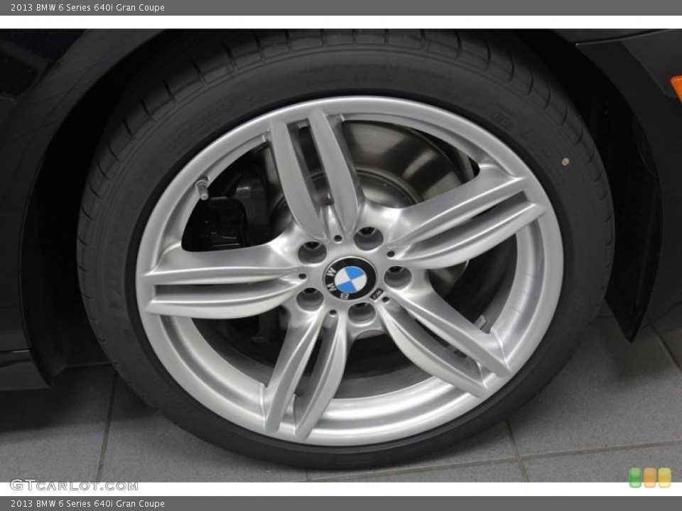 2013 BMW 6 Series 640i Gran Coupe Wheel and Tire Photo #78559475