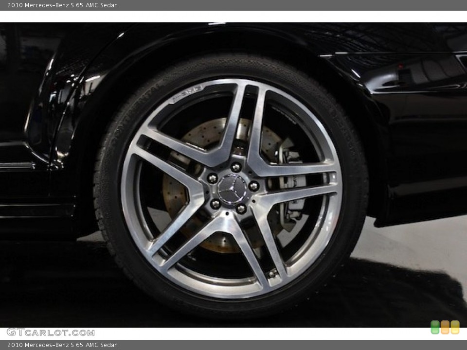 2010 Mercedes-Benz S 65 AMG Sedan Wheel and Tire Photo #78561065