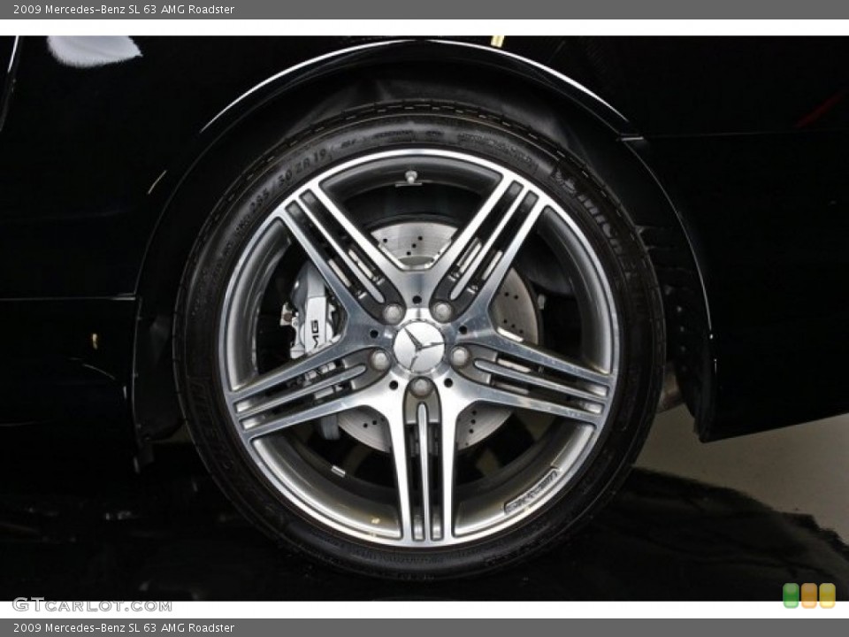 2009 Mercedes-Benz SL 63 AMG Roadster Wheel and Tire Photo #78562539