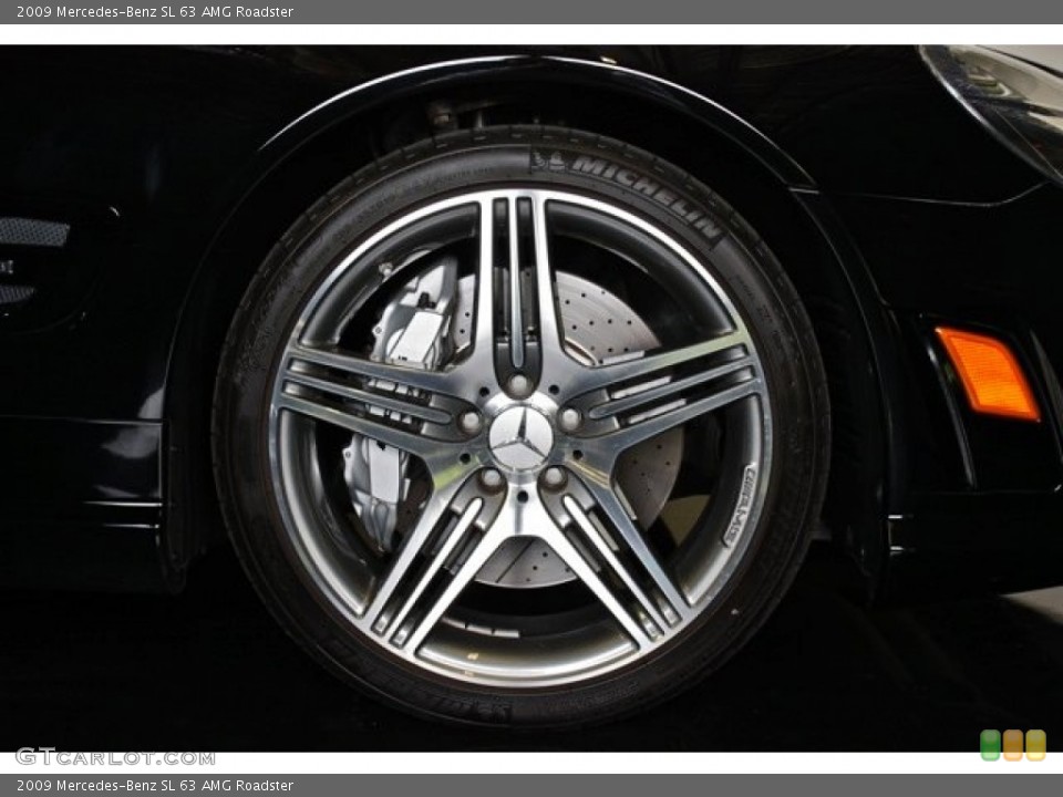2009 Mercedes-Benz SL 63 AMG Roadster Wheel and Tire Photo #78562577