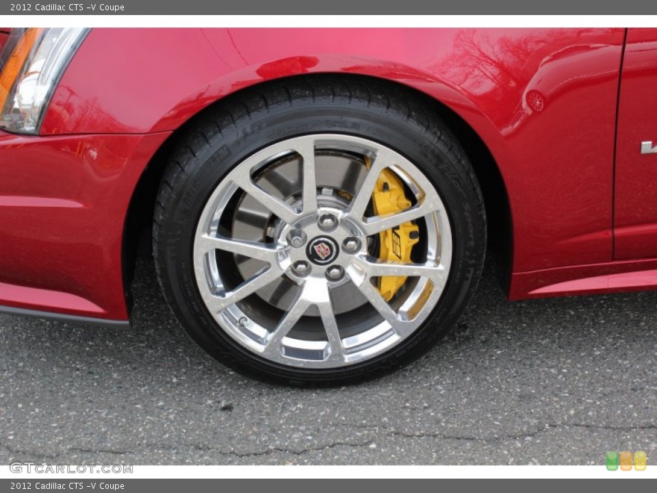 2012 Cadillac CTS -V Coupe Wheel and Tire Photo #78569569