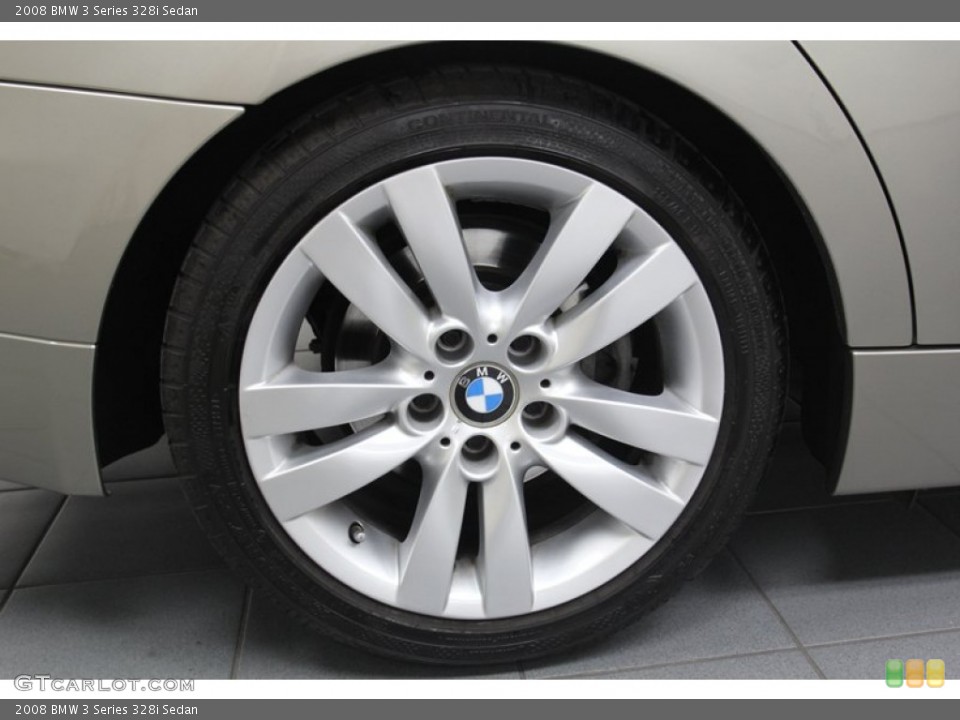 2008 BMW 3 Series 328i Sedan Wheel and Tire Photo #78576938