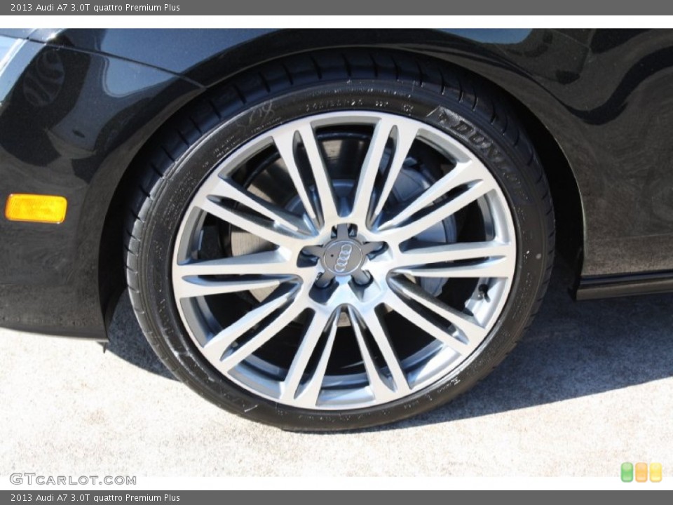 2013 Audi A7 3.0T quattro Premium Plus Wheel and Tire Photo #78578709