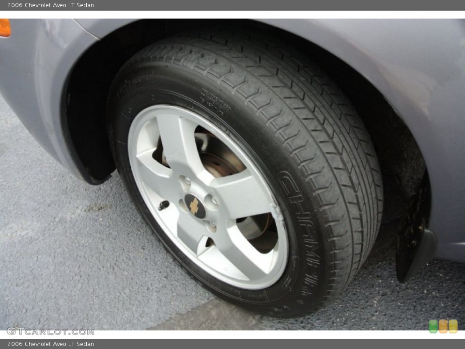 2006 Chevrolet Aveo LT Sedan Wheel and Tire Photo #78579430