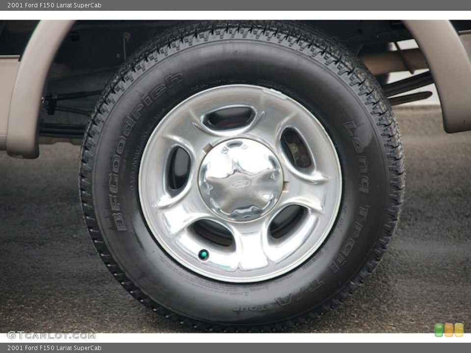 2001 Ford F150 Lariat SuperCab Wheel and Tire Photo #78581530