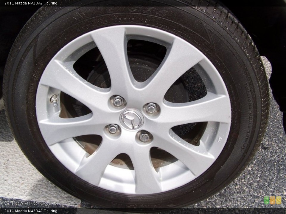 2011 Mazda MAZDA2 Touring Wheel and Tire Photo #78586273