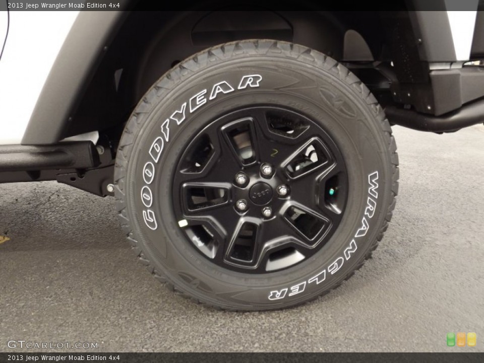 2013 Jeep Wrangler Moab Edition 4x4 Wheel and Tire Photo #78590310