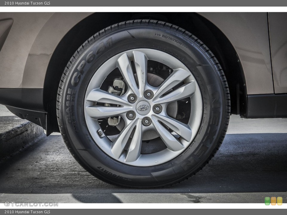 2010 Hyundai Tucson GLS Wheel and Tire Photo #78590718