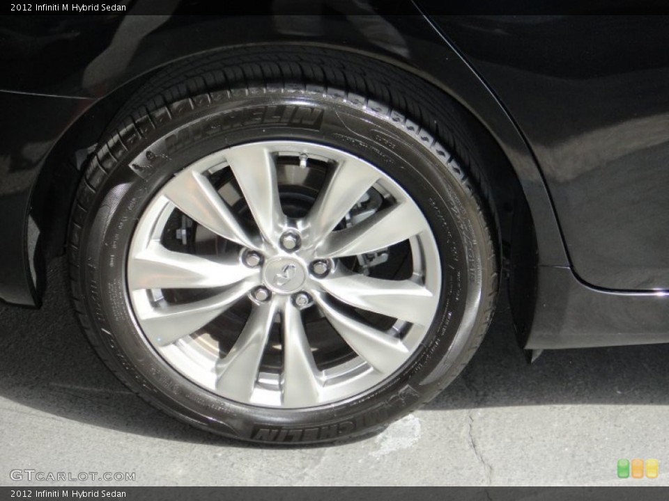 2012 Infiniti M Hybrid Sedan Wheel and Tire Photo #78595545