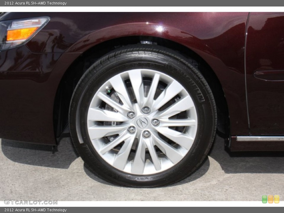 2012 Acura RL SH-AWD Technology Wheel and Tire Photo #78595606