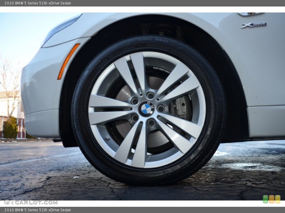 2010 BMW 5 Series 528i xDrive Sedan Wheel and Tire Photo #78599277