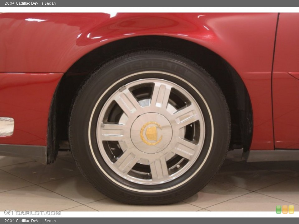 2004 Cadillac DeVille Sedan Wheel and Tire Photo #78602668