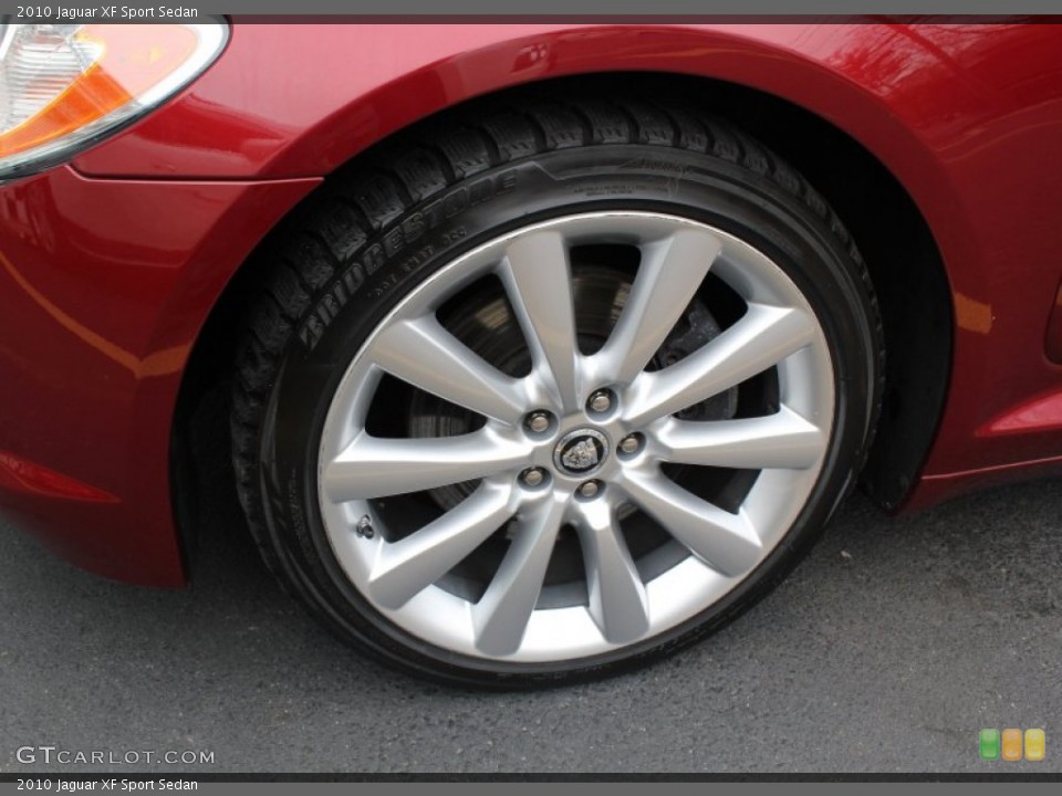 2010 Jaguar XF Sport Sedan Wheel and Tire Photo #78605898