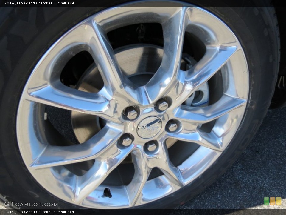 2014 Jeep Grand Cherokee Summit 4x4 Wheel and Tire Photo #78606134