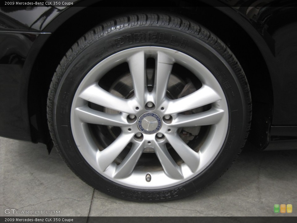 2009 Mercedes-Benz CLK 350 Coupe Wheel and Tire Photo #78614163