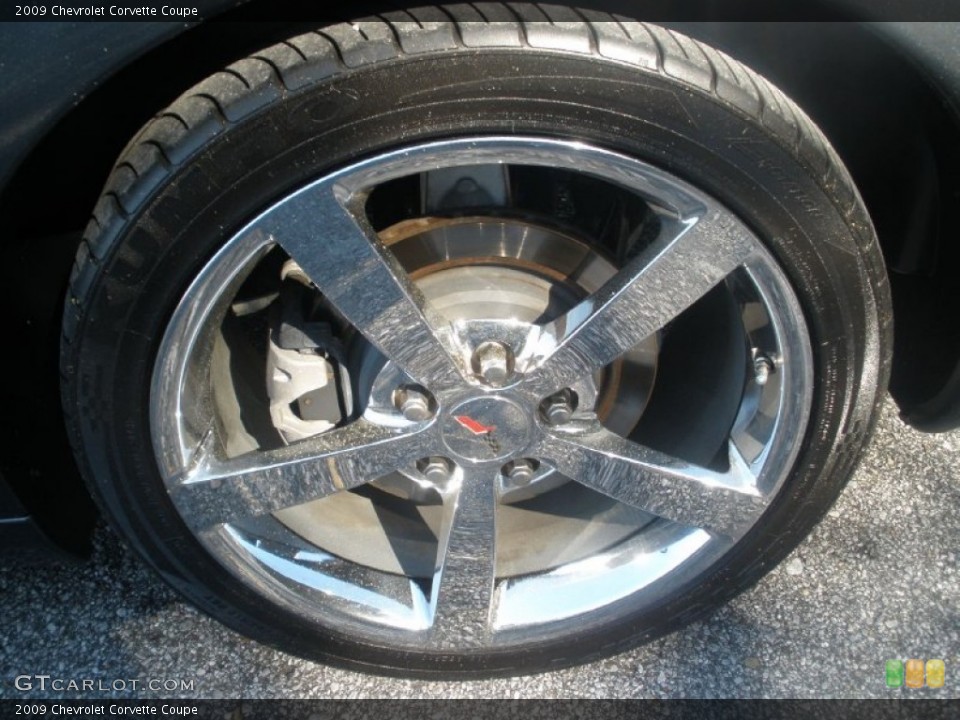 2009 Chevrolet Corvette Coupe Wheel and Tire Photo #78618054