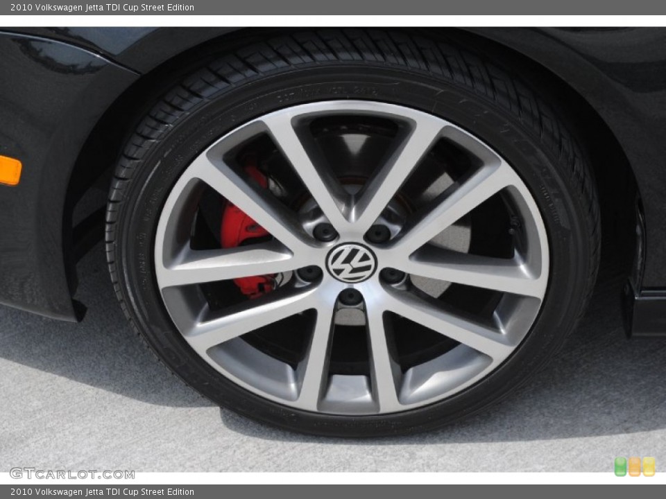 2010 Volkswagen Jetta TDI Cup Street Edition Wheel and Tire Photo #78619529