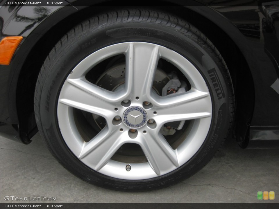 2011 Mercedes-Benz C 300 Sport Wheel and Tire Photo #78621789