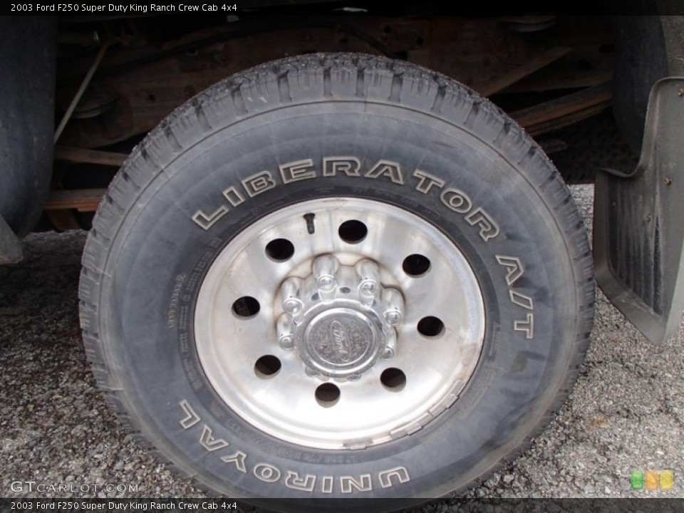 2003 Ford F250 Super Duty Wheels and Tires