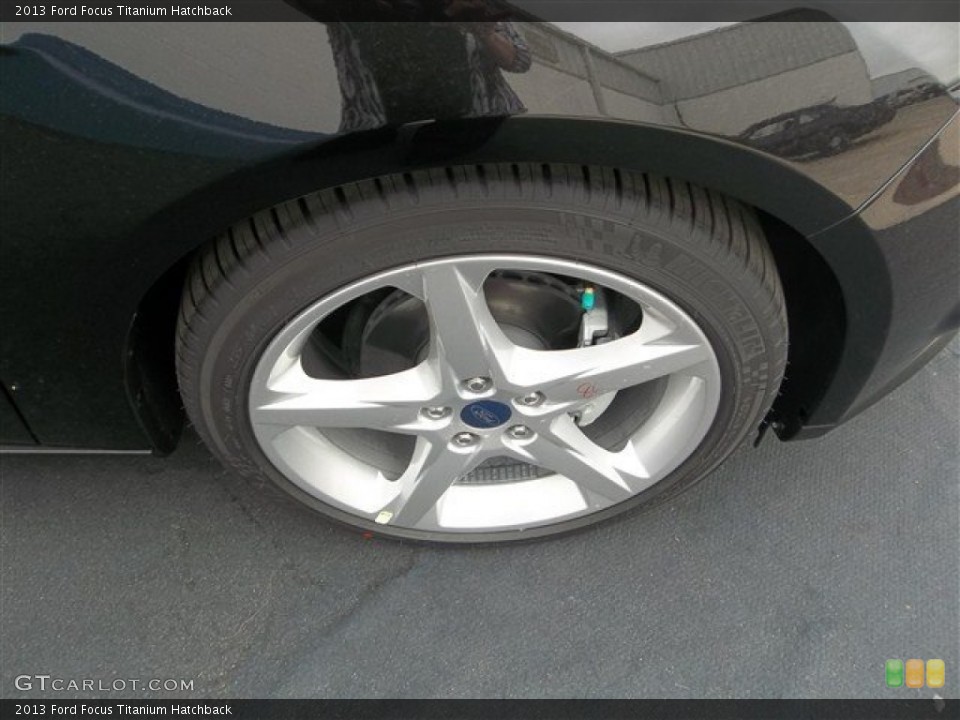 2013 Ford Focus Titanium Hatchback Wheel and Tire Photo #78643765