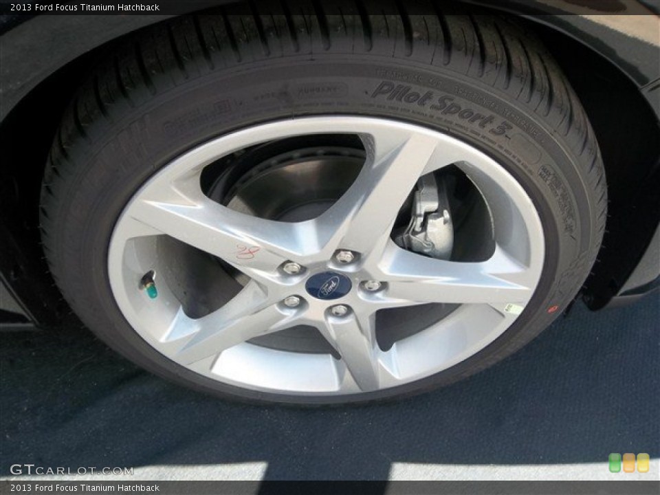 2013 Ford Focus Titanium Hatchback Wheel and Tire Photo #78644251
