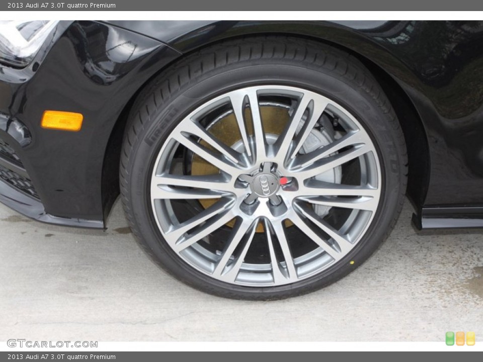 2013 Audi A7 3.0T quattro Premium Wheel and Tire Photo #78645589