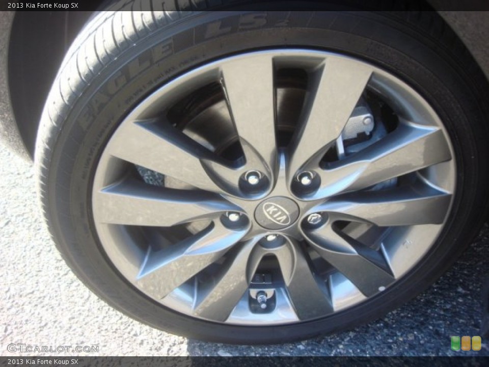 2013 Kia Forte Koup SX Wheel and Tire Photo #78650662