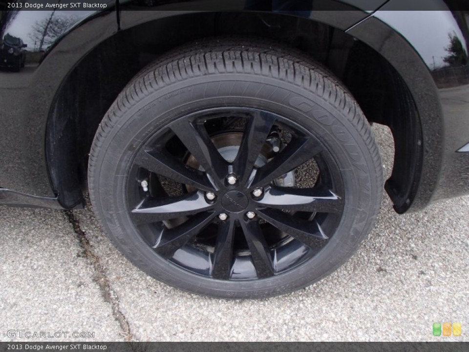 2013 Dodge Avenger SXT Blacktop Wheel and Tire Photo #78652145