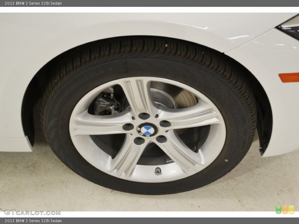 2013 BMW 3 Series 328i Sedan Wheel and Tire Photo #78653557