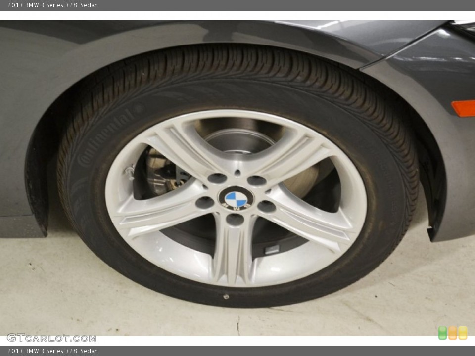 2013 BMW 3 Series 328i Sedan Wheel and Tire Photo #78653754