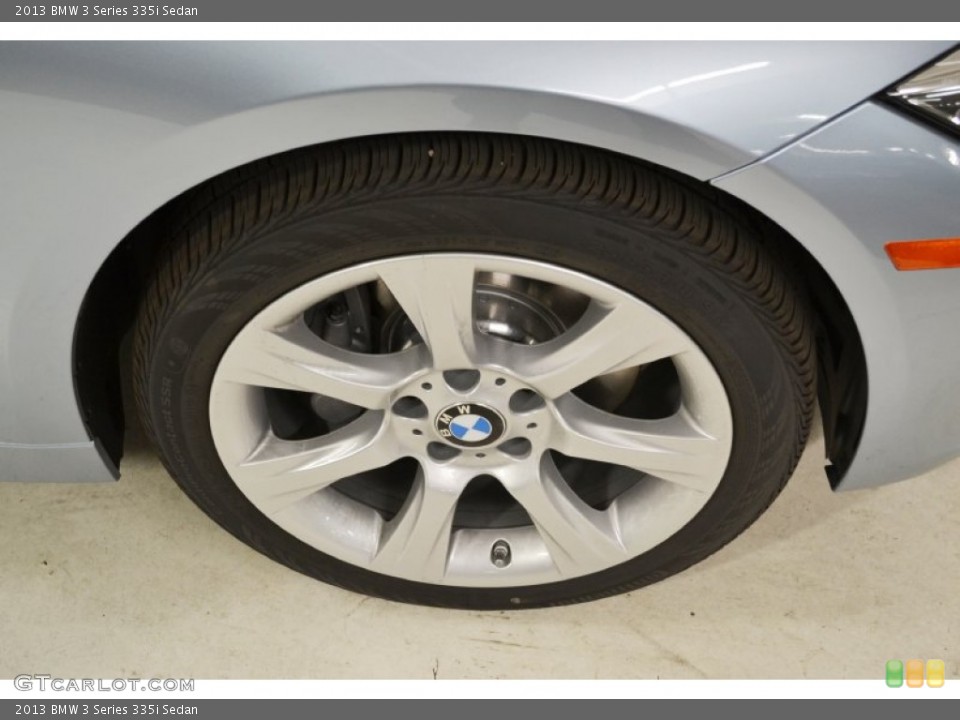 2013 BMW 3 Series 335i Sedan Wheel and Tire Photo #78654310