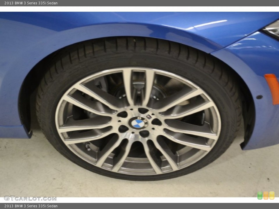 2013 BMW 3 Series 335i Sedan Wheel and Tire Photo #78654487