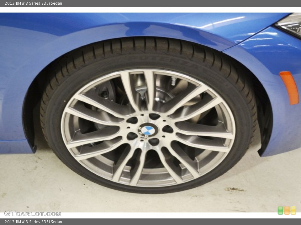 2013 BMW 3 Series 335i Sedan Wheel and Tire Photo #78654700