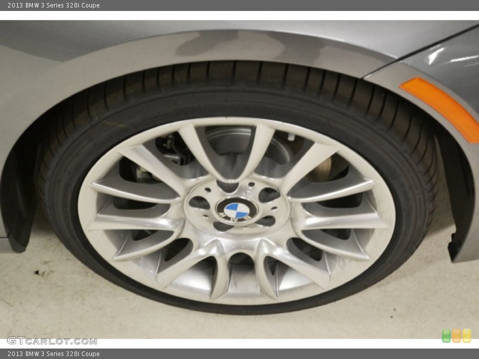 2013 BMW 3 Series 328i Coupe Wheel and Tire Photo #78654913