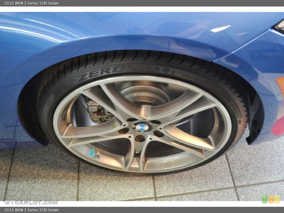 2013 BMW 3 Series 328i Sedan Wheel and Tire Photo #78655097