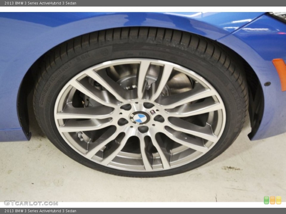 2013 BMW 3 Series ActiveHybrid 3 Sedan Wheel and Tire Photo #78655317