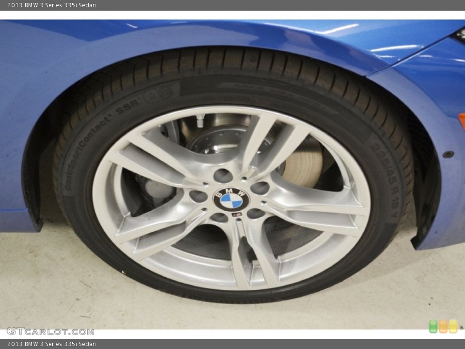 2013 BMW 3 Series 335i Sedan Wheel and Tire Photo #78655522