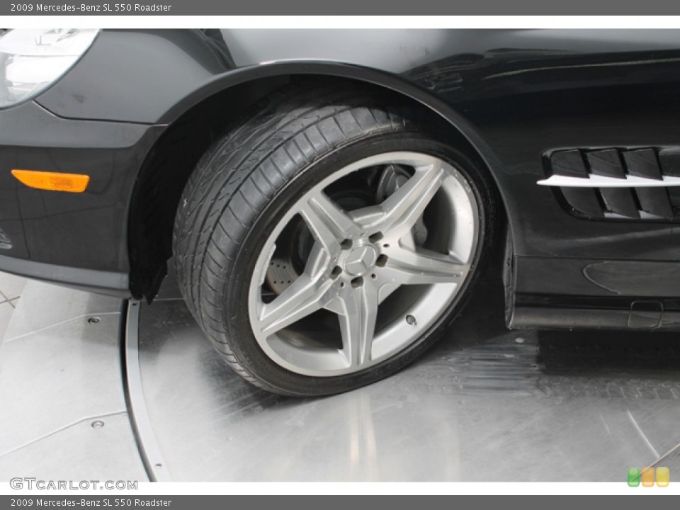 2009 Mercedes-Benz SL 550 Roadster Wheel and Tire Photo #78655579