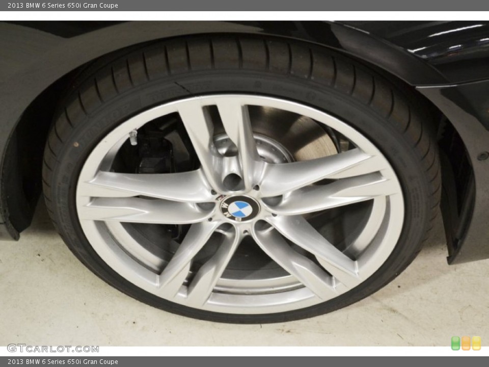 2013 BMW 6 Series 650i Gran Coupe Wheel and Tire Photo #78657286