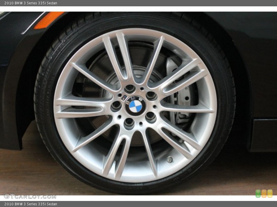 2010 BMW 3 Series 335i Sedan Wheel and Tire Photo #78657747