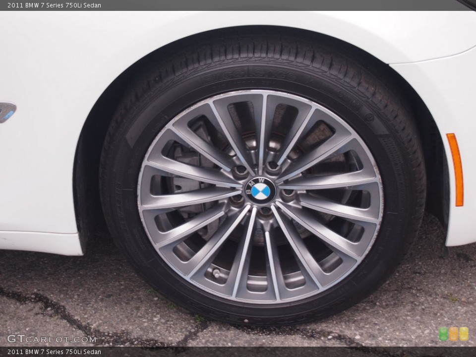 2011 BMW 7 Series 750Li Sedan Wheel and Tire Photo #78658504