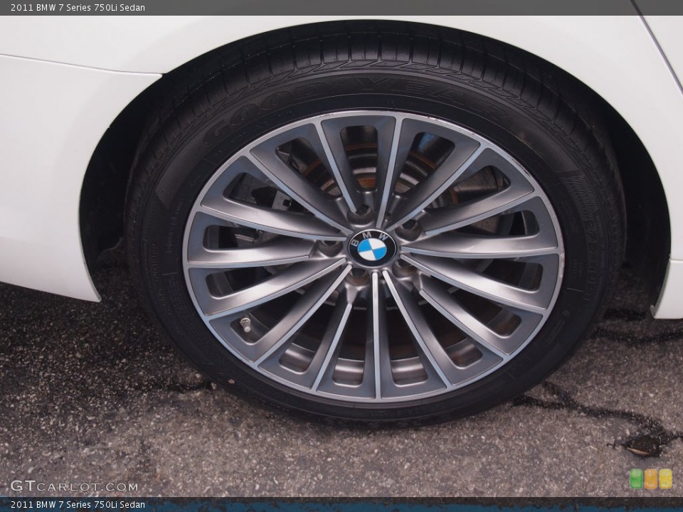 2011 BMW 7 Series 750Li Sedan Wheel and Tire Photo #78658618