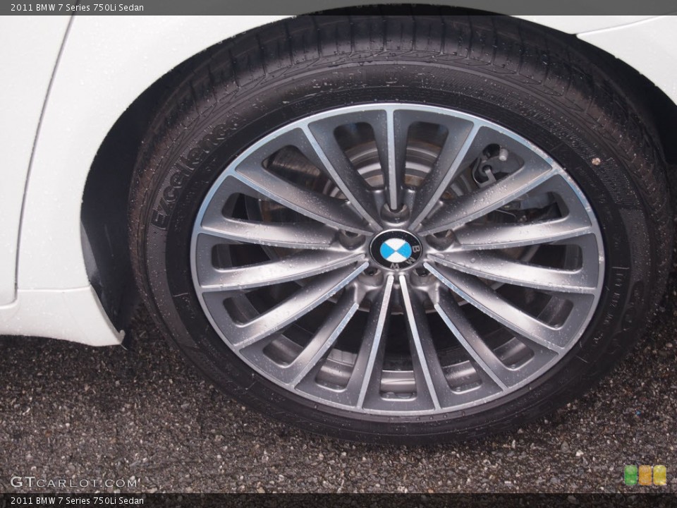 2011 BMW 7 Series 750Li Sedan Wheel and Tire Photo #78658675