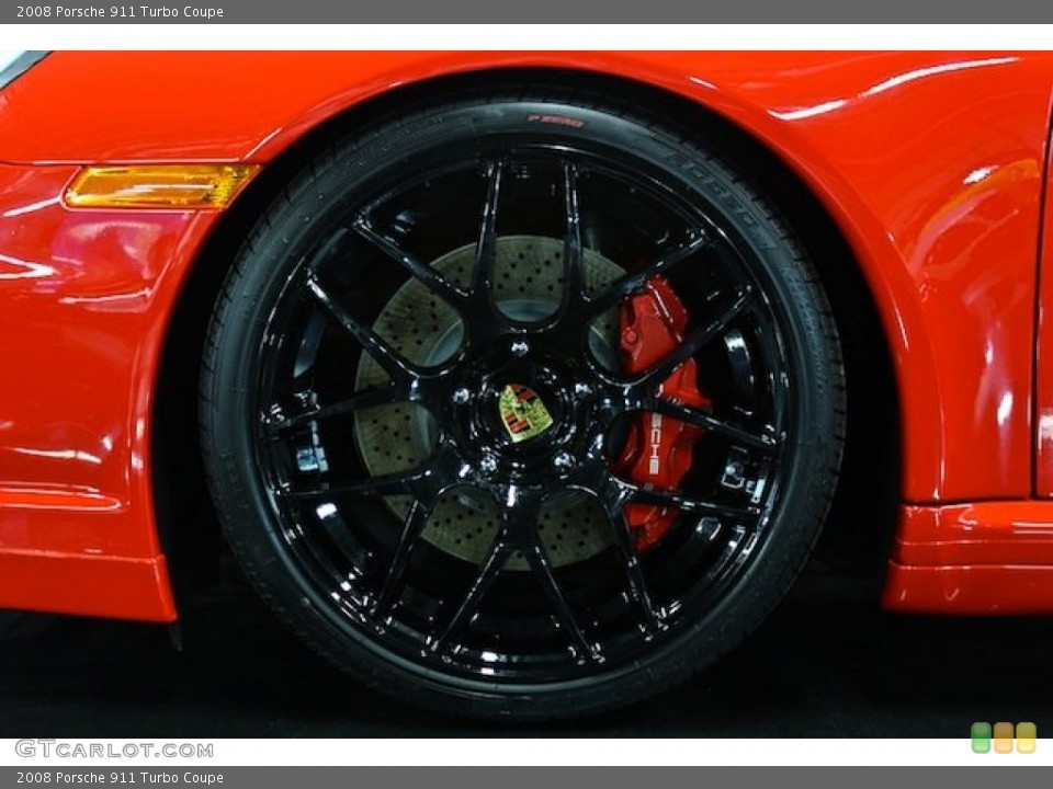 2008 Porsche 911 Turbo Coupe Wheel and Tire Photo #78659082