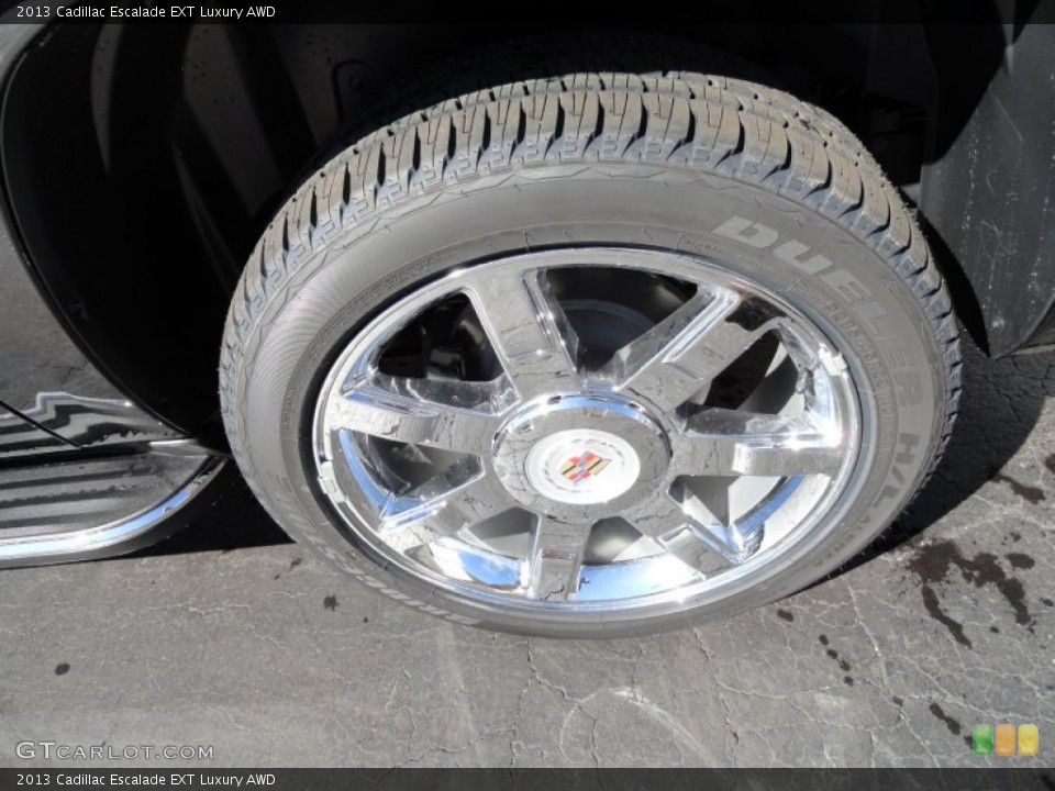 2013 Cadillac Escalade EXT Luxury AWD Wheel and Tire Photo #78659581