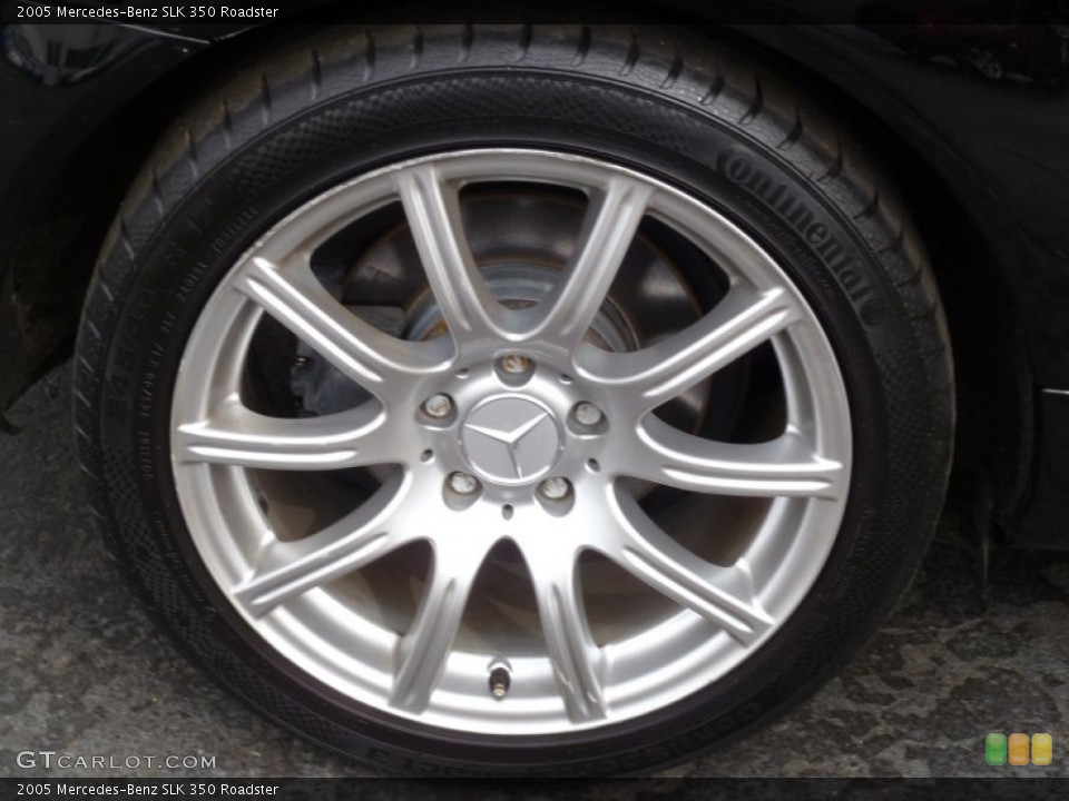 2005 Mercedes-Benz SLK 350 Roadster Wheel and Tire Photo #78663871