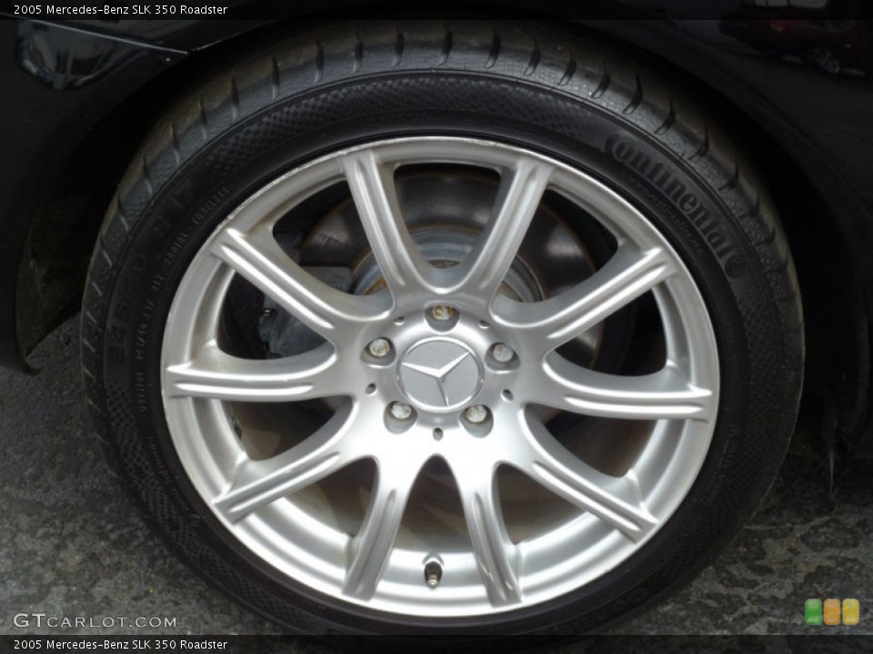 2005 Mercedes-Benz SLK 350 Roadster Wheel and Tire Photo #78663890