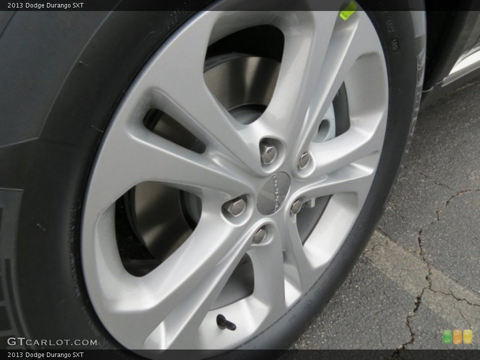 2013 Dodge Durango SXT Wheel and Tire Photo #78667276